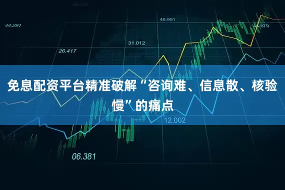 免息配资平台精准破解“咨询难、信息散、核验慢”的痛点
