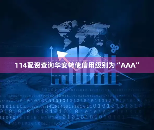 114配资查询华安转债信用级别为“AAA”