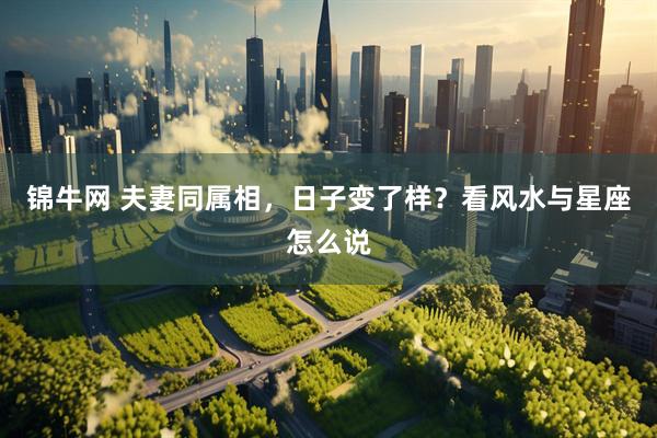 锦牛网 夫妻同属相，日子变了样？看风水与星座怎么说